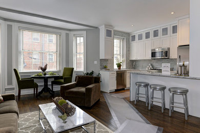 Example of a transitional home design design in DC Metro
