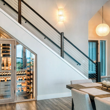 A Classic Under Stairs Wine Cellar