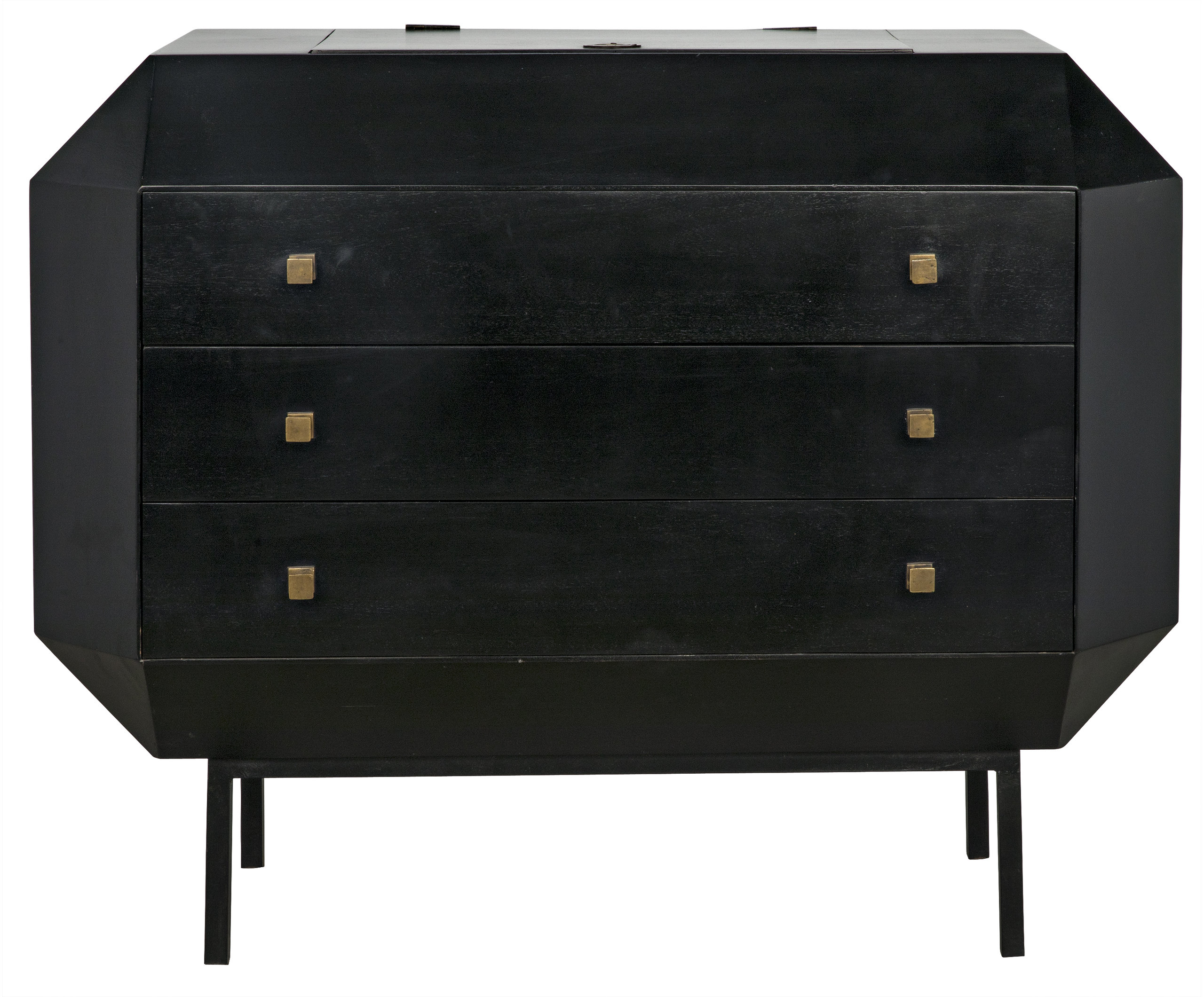 Rhiana Dresser, Hand Rubbed Black