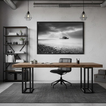 Abandoned West Pier Landscape Photo Industrial/Urban Wall Art