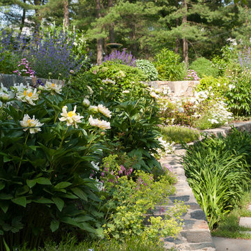 Terraced slope garden