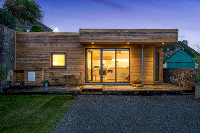Contemporary house exterior in Cornwall.