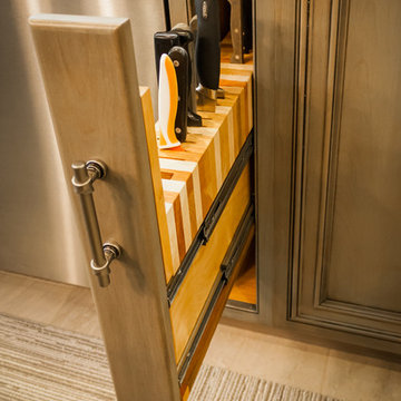 Pelavin Gray Rustic Kitchen Remodel - Crystal Cabinetry