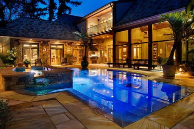 Elegant pool photo in Nashville