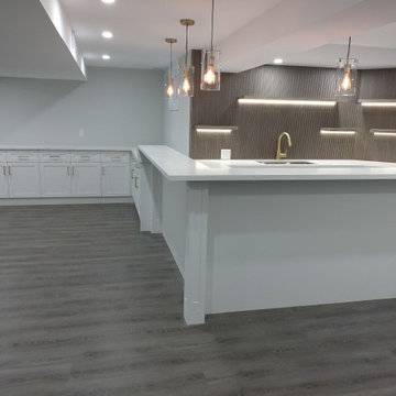Basement With Custom Built Bar-Ajax