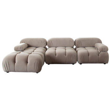 Paloma 4PC Modular 111" Reversible Chaise Sectional