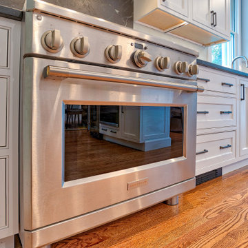 Brighton Cascade and Wabash Beaded Inset Kitchen in Hingham and and Cherry