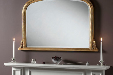 Walled Mirror Hanging for Home Fireplaces