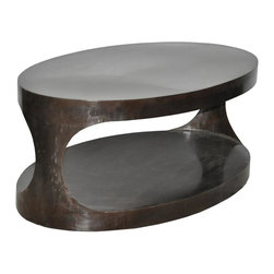 Noir - Noir Eclipse Oval Coffee Table - Coffee Tables