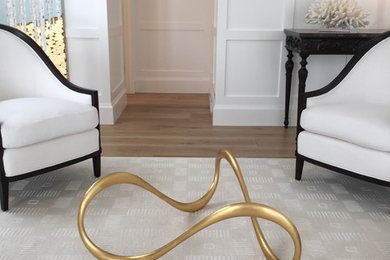 Inspiration for a modern living room remodel in Miami