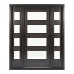 Modern Exterior Door C4-CS4-2 - Front Doors