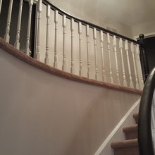 Stairs and railing painting