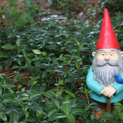 Watchful Gnome - Garden Statues And Yard Art