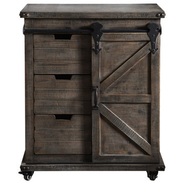 Presley Cabinet, Driftwood Grey