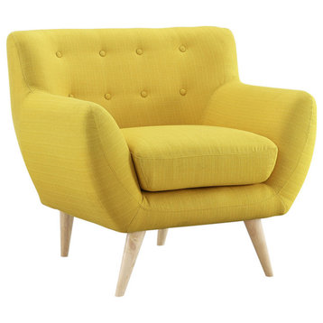 Luca Sunny Upholstered Fabric Armchair