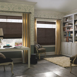 Natural Woven Wood Shades - Roman Shades