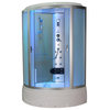 Eagle Bath 42" Steam Shower Enclosure With Tub, Frosted Glass