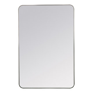 Somerset Rectangle Picture Frame - Silver Leaf Black