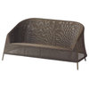 Kingston 2-Seater Sofa, Mocca, Sunbrella Natte' Gray Cushion