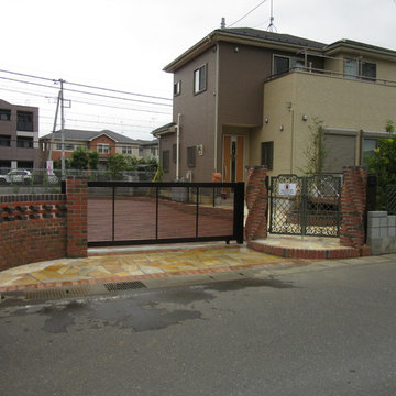 レンガ外構施工例