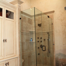 cab next to shower