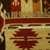 4'X6' Oriental Rug, Anatolian Kilim Hand Woven Colorful Flat Weave Rug