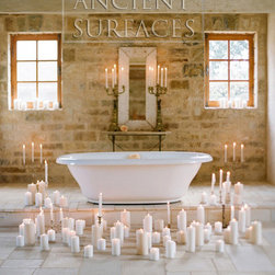Master Bathrooms in antique limestone - Tile