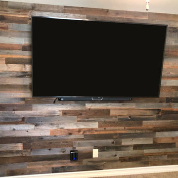 Game Room TV Accent Wall Under $500