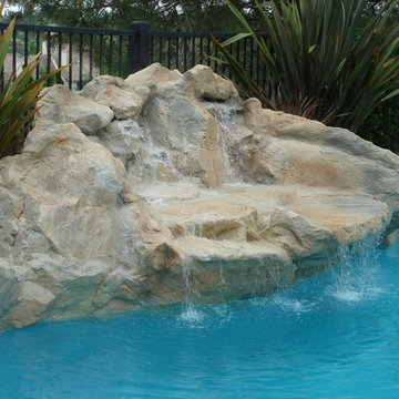 Pool waterfalls