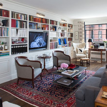 Living Room With Coat Storage