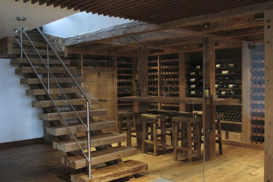 Photo of a country wine cellar in Montreal.