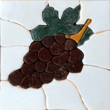 3D Mosaic Art, Thessaloniki Grape, 12"x12"