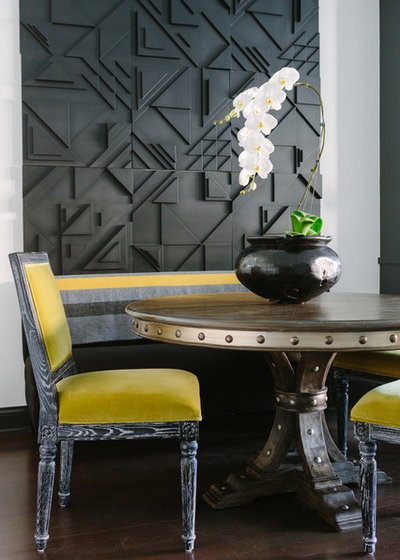 Eclectic Dining Room by Anthony Michael Interior Design, Ltd.