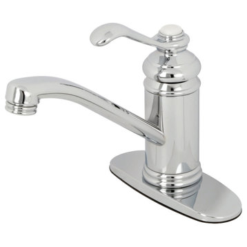 Kingston Brass KS340.TPL Templeton 1.2 GPM 1 Hole Bathroom Faucet - Polished