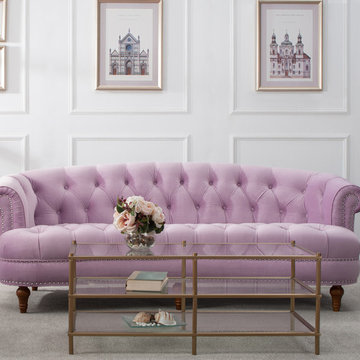 La Rosa Chesterfield Sofa, Lavender