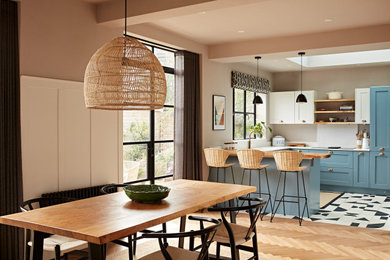 Photo of a contemporary kitchen in Sussex.