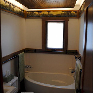 craftsman style bathroom