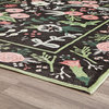 Hanna Transitional Floral Soft Touch Area Rug, Gardenia Pink Onyx, 8'x10'