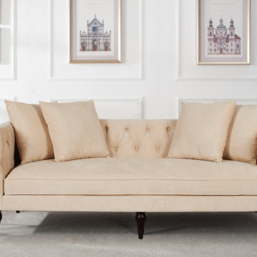 Stanbury Sofa, Parchment
