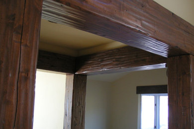 Inspiration for a rustic home design remodel in Seattle
