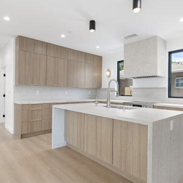 Custom Modern New Construction Home with Mid-Century Rooflines