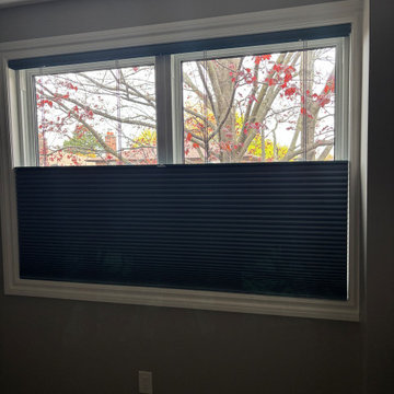 Top-Down Bottom-Up Honeycomb Shades & Blackout Solutions – Multi-Room