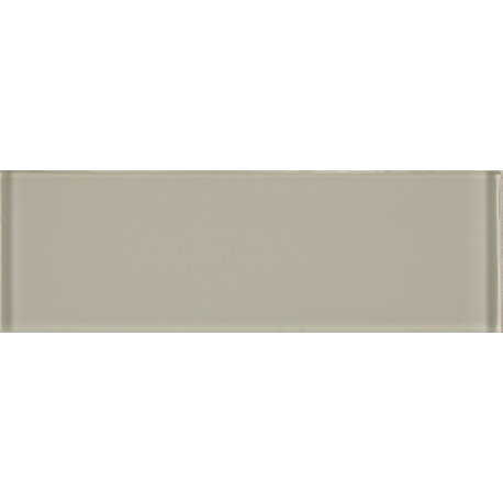 Snowcap White 3X9 Glass Subway Tile, 10.07 Sft