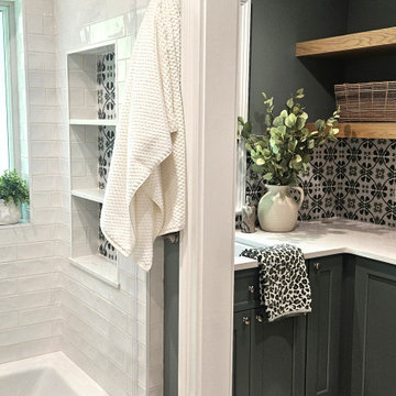Nature -Inspired Bathroom and Laundry