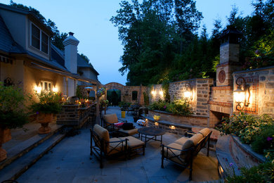 Example of a mountain style patio design in Philadelphia