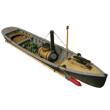 USN Picket Boat #1 Wooden Ship Model Kit 1:24 Scale