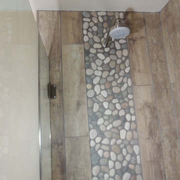 Shower Remodel - Natural Textures Tile