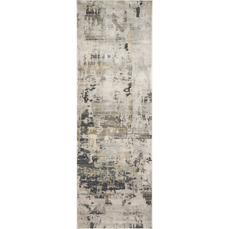 Ivory Natural Cascade Area Rug by Loloi, 2'7"x8'0"