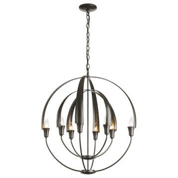 Double Cirque Chandelier, Oil Rubbed Bronze Finish