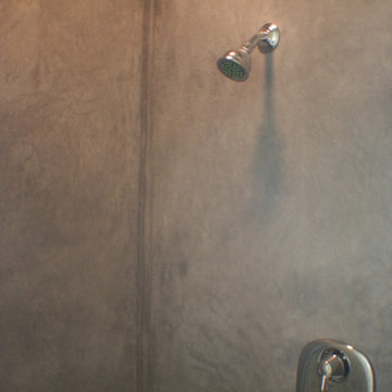 Tadelakt shower. Vast Architecture
